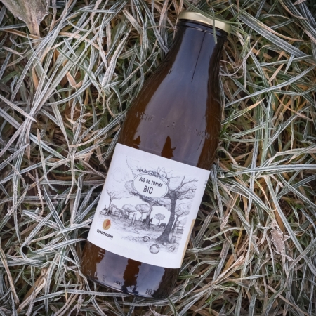 Jus de pommes (bouteille)